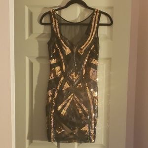 BeBe Sequin Dress